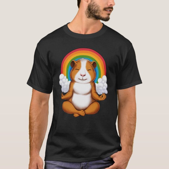 T-shirt Méditation du cochon de Guinée (Devant)