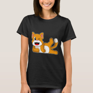 T-shirt Méditation du yoga de chat