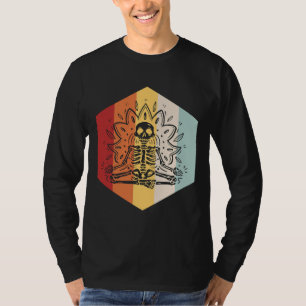 T-shirt Méditation du Yoga Zen Yogi Vintage Indien Yoga