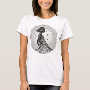 T-shirt Méditation florale