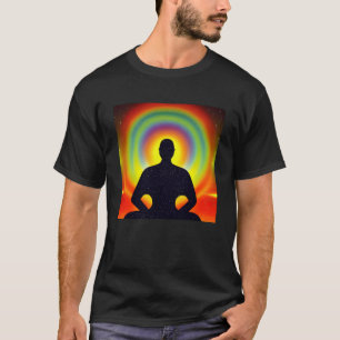 T-shirt Méditation Lumière Spirituelle Yoga Transcendant