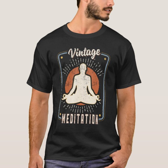 T-shirt Méditation Vintage Retro Classic Love 1 (Devant)