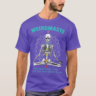 T-shirt Méditation Weirdmaste Yoga Définition Drôle Yoga