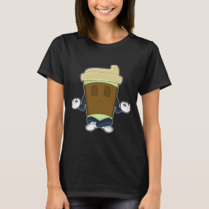 T-shirt Méditation yoga Café pour aller