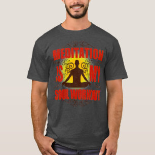 T-shirt Méditation Yoga est mon entraînement de l'âme