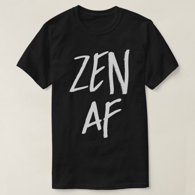 T-shirt Méditation Zen AF Cute Yoga (Design devant)