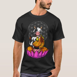 T-shirt Méditation Zen de vache