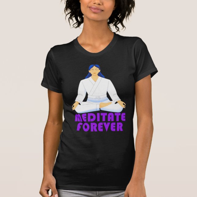 T-shirt Méditer éternellement (Devant)