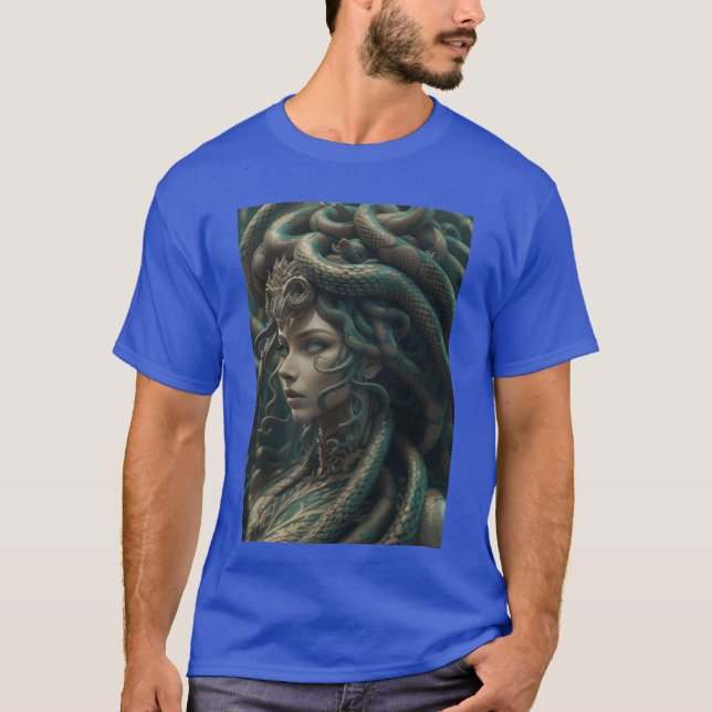 T-shirt Medusa funny (Devant)