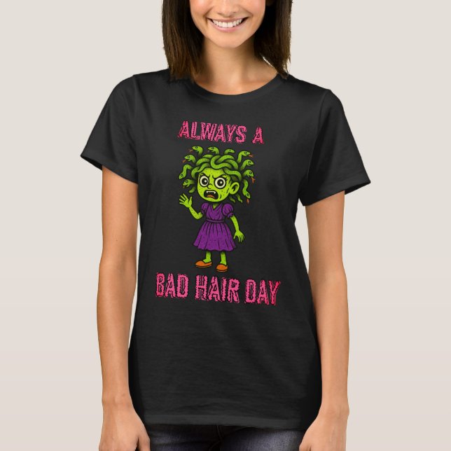 T-shirt Medusa Mad Hair Day (Devant)