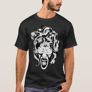 T-shirt Medusa Tête Serpent Hair Mythologie Grec antique