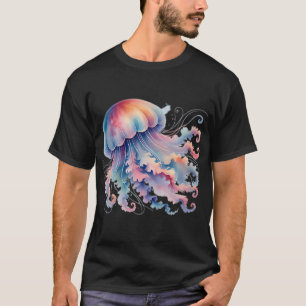 T-shirt Méduse aquarelle