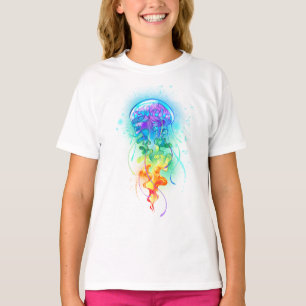T-shirt Méduse arc-en-ciel
