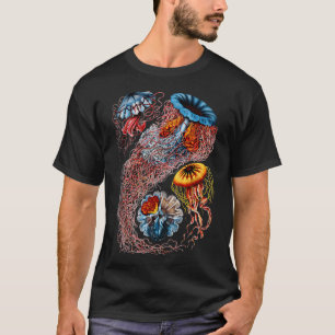 T-shirt Méduse vintage par Ernst Haeckel