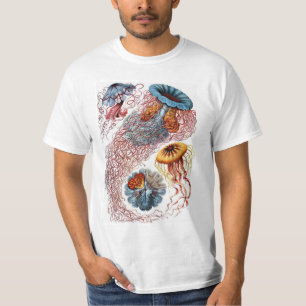 T-shirt Méduse vintage par Ernst Haeckel, Discomedusae