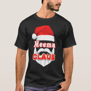 T-shirt Meema Claus Noël Père Noël Face Joyeux et moche Sw