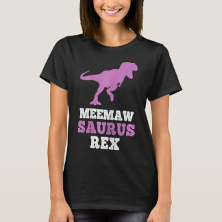 T-shirt Meemaw-saurus Rex Dino Dinosaure Meemawsaurus Drôl