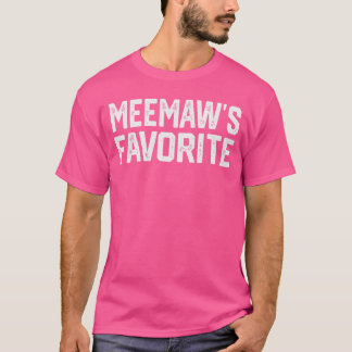T-shirt MeemawS Favorite Funny Grandparent Grandchild Vint