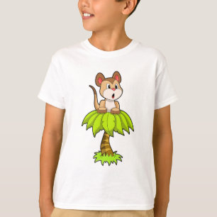 T-shirt Meerkat avec arbre