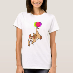 T-shirt Meerkat avec ballon