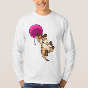 T-shirt Meerkat avec ballon