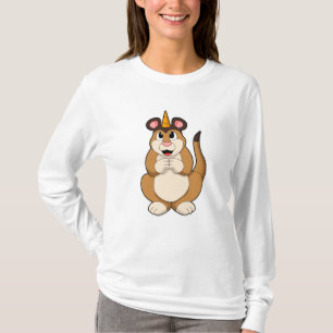 T-shirt Meerkat avec corne