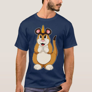 T-shirt Meerkat avec corne
