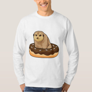 T-shirt Meerkat avec Donut