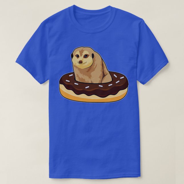 T-shirt Meerkat avec Donut 1 (Design devant)