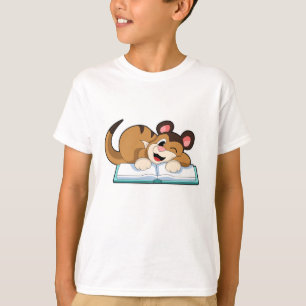 T-shirt Meerkat avec livre