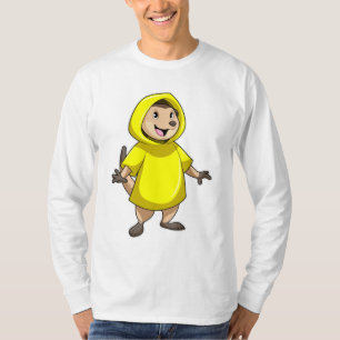 T-shirt Meerkat avec Raincoat