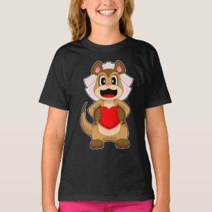 T-shirt Meerkat Bride Mariage de coeur