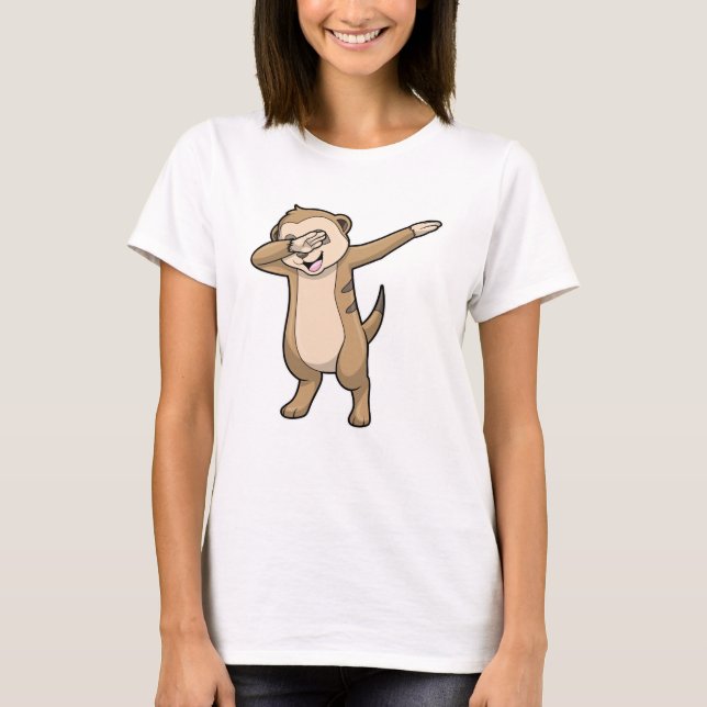 T-shirt Meerkat comme Dance Hip hop Dab (Devant)