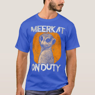T-shirt Meerkat en service