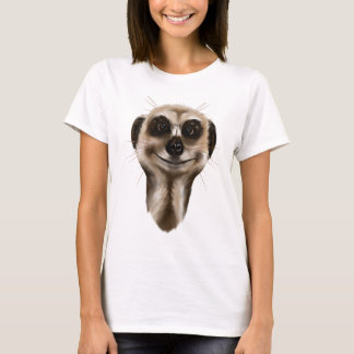T-shirt Meerkat font face à des chemises