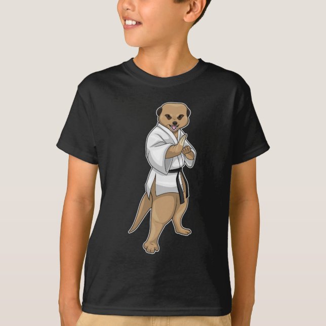 T-shirt Meerkat Karate Arts martiaux (Devant)