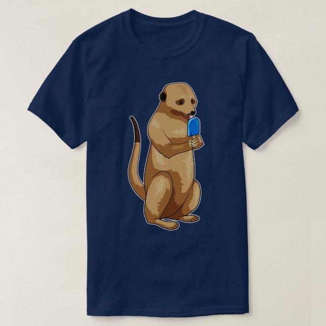 T-shirt Meerkat Popsicle (Design devant)