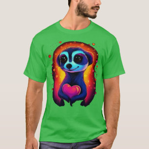 T-shirt Meerkat Saint-Valentin