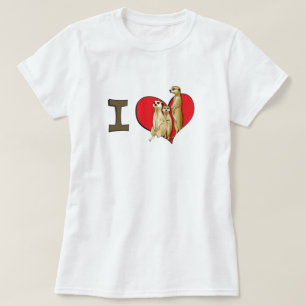 T-shirt Meerkats du coeur I