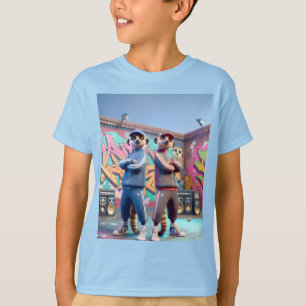 T-shirt Meerkats en costumes