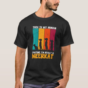 T-shirt Meerkats Suricate Wilderness Afrique Animal Zoo Ro