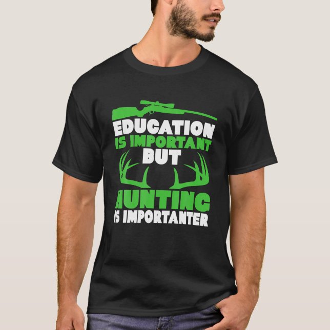 T-shirt Meese de citation drôle de chasseur (Devant)
