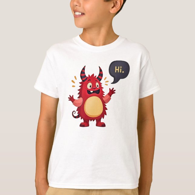 T-shirt Meet the Friendly Monster (Devant)