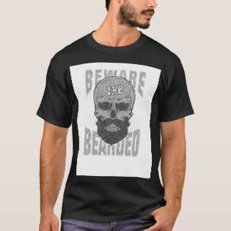 T-shirt Méfiez-vous de la chemise Vintage de la barbe aux 