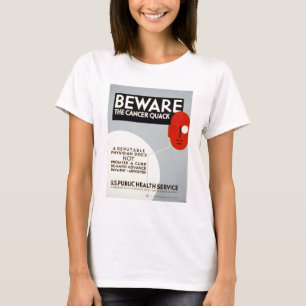 T-shirt Méfiez-vous du cancer