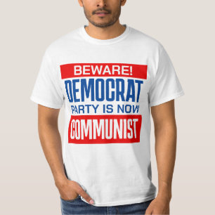 T-shirt Méfiez-vous du parti démocrate pro-républicain