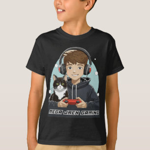 T-shirt Mega Jrex Jeux chemise pour enfants noirs