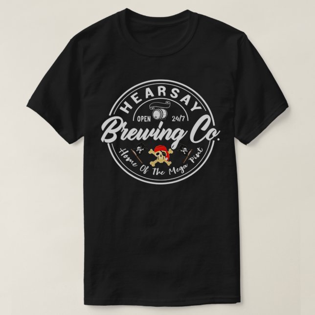 T-shirt Mega Pint Hearsay Brewing Co classique (Design devant)