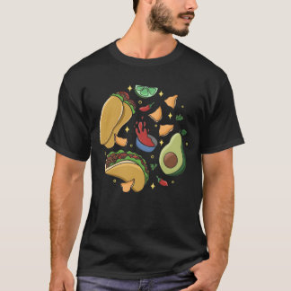 T-shirt Meican Food retro