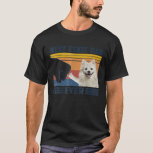 T-shirt Meilleur Américain Eskimo Chien Papa Jamais Amoure